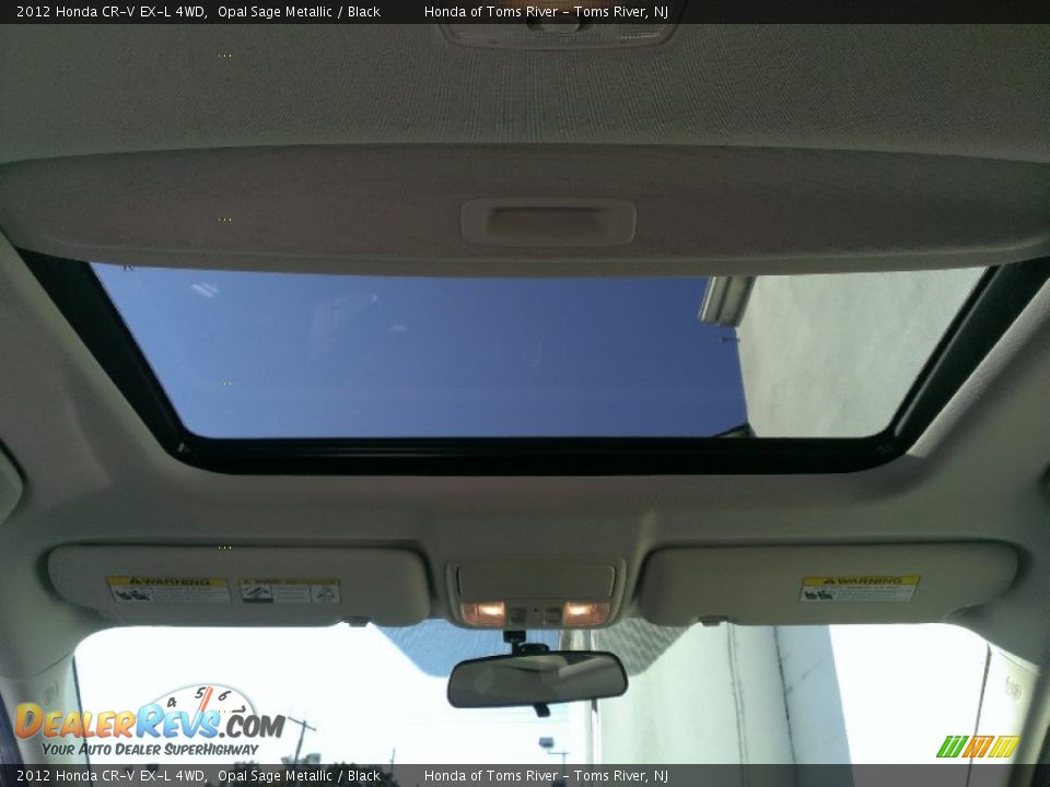 2012 Honda CR-V EX-L 4WD Opal Sage Metallic / Black Photo #13