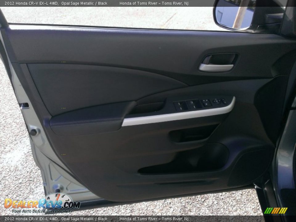 2012 Honda CR-V EX-L 4WD Opal Sage Metallic / Black Photo #15