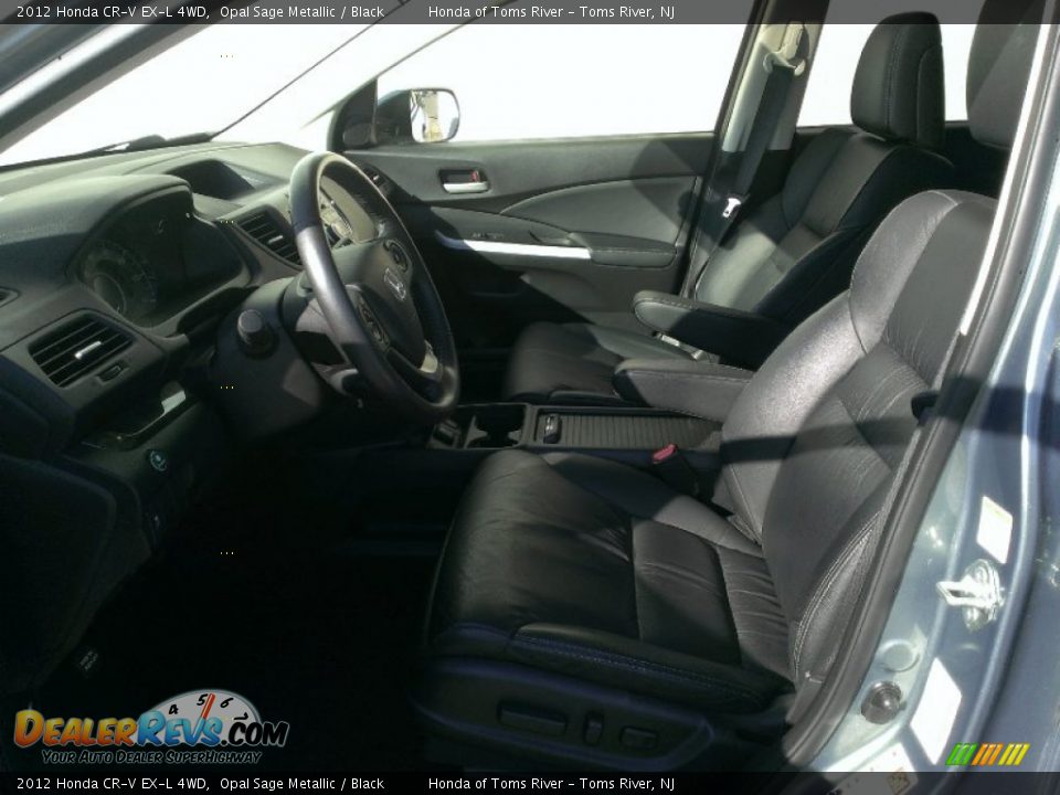 2012 Honda CR-V EX-L 4WD Opal Sage Metallic / Black Photo #17