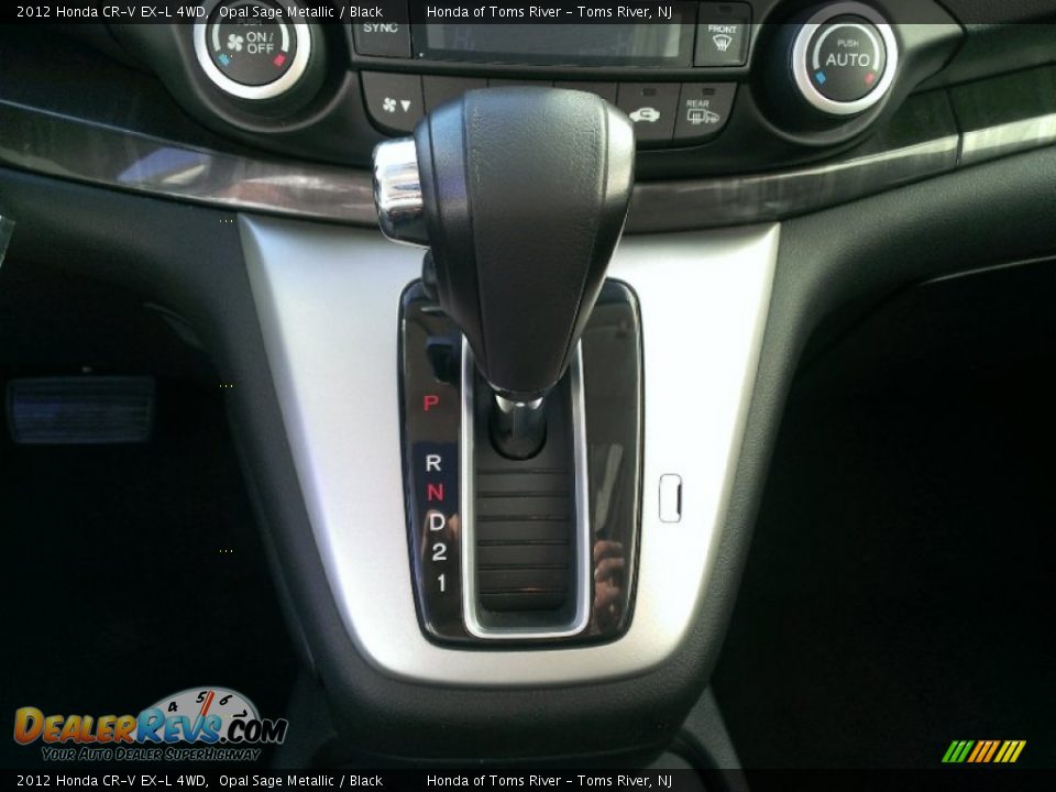 2012 Honda CR-V EX-L 4WD Opal Sage Metallic / Black Photo #19