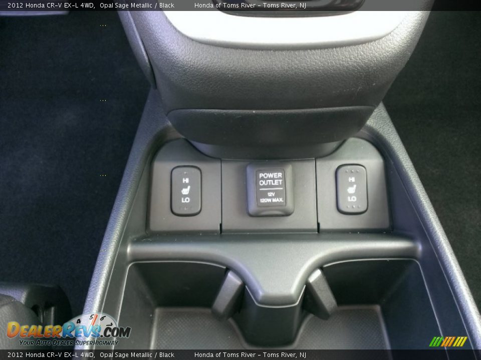 2012 Honda CR-V EX-L 4WD Opal Sage Metallic / Black Photo #20