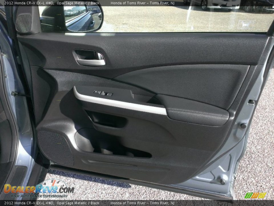 2012 Honda CR-V EX-L 4WD Opal Sage Metallic / Black Photo #27