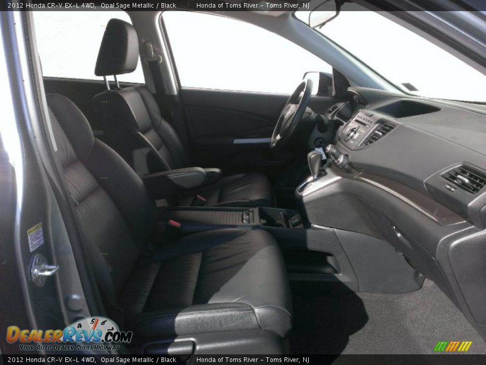 2012 Honda CR-V EX-L 4WD Opal Sage Metallic / Black Photo #28