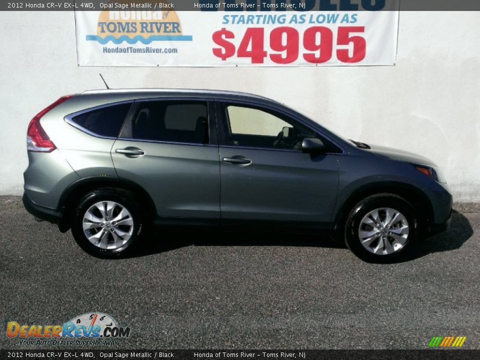2012 Honda CR-V EX-L 4WD Opal Sage Metallic / Black Photo #29