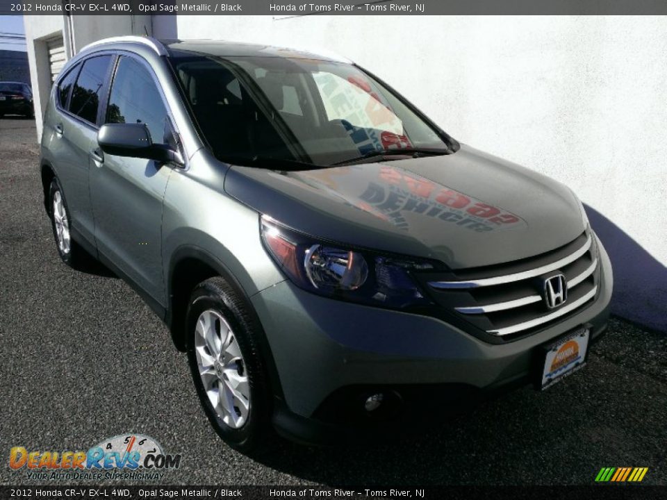 2012 Honda CR-V EX-L 4WD Opal Sage Metallic / Black Photo #31
