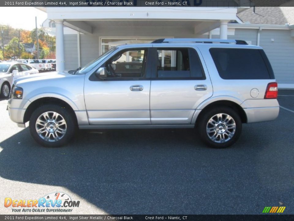 2011 Ford Expedition Limited 4x4 Ingot Silver Metallic / Charcoal Black Photo #4