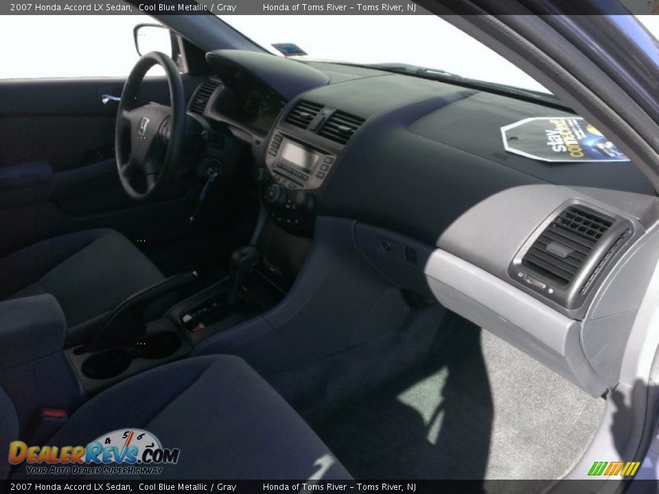 2007 Honda Accord LX Sedan Cool Blue Metallic / Gray Photo #26