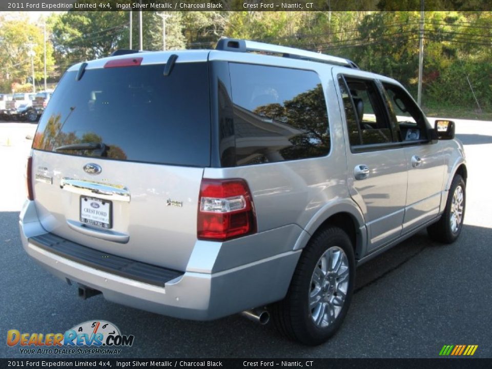 2011 Ford Expedition Limited 4x4 Ingot Silver Metallic / Charcoal Black Photo #7