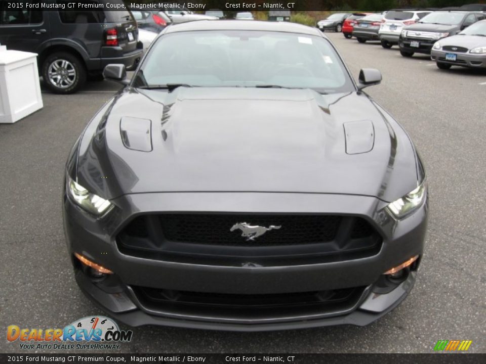 Magnetic Metallic 2015 Ford Mustang GT Premium Coupe Photo #2