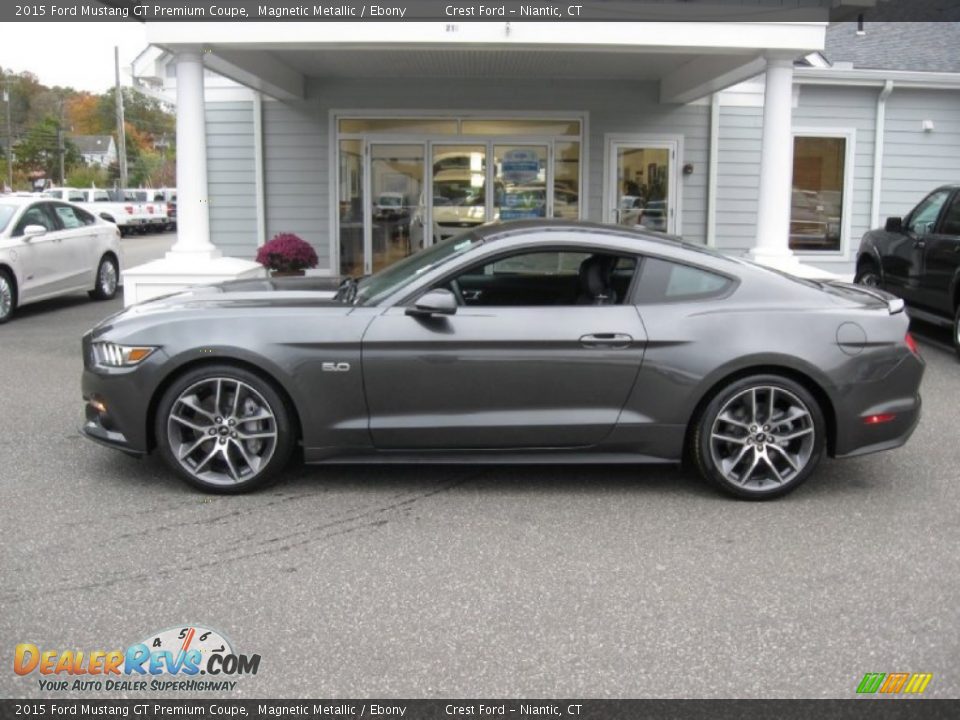 Magnetic Metallic 2015 Ford Mustang GT Premium Coupe Photo #4