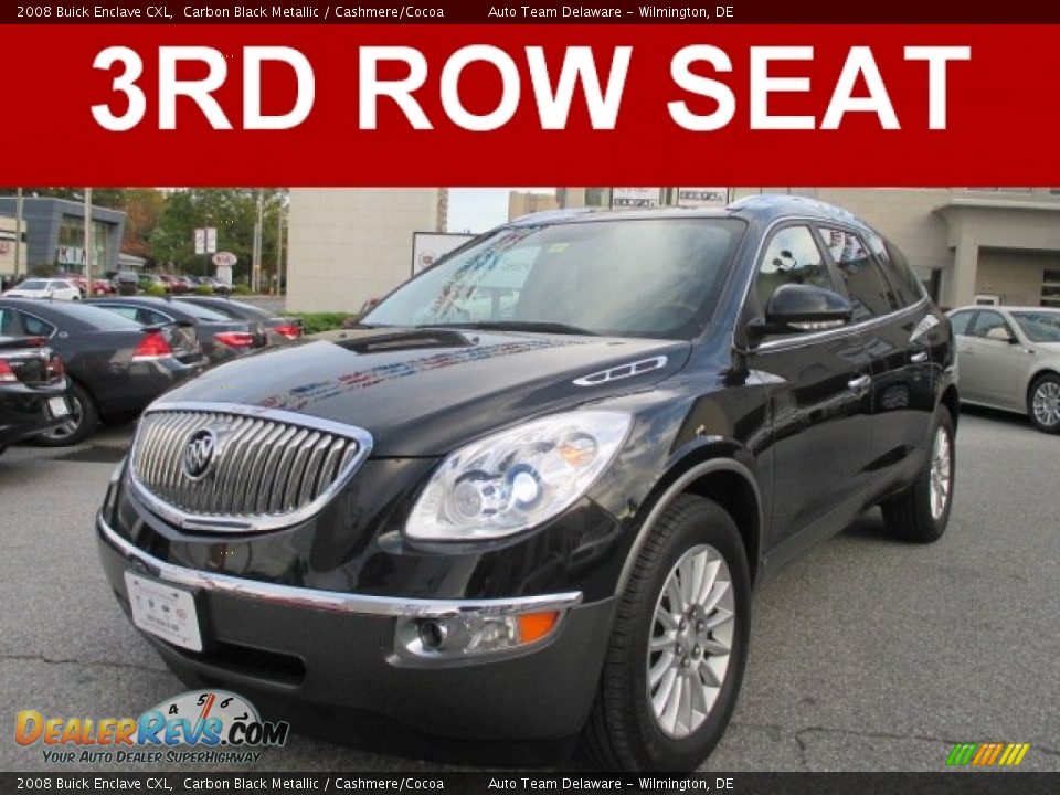 2008 Buick Enclave CXL Carbon Black Metallic / Cashmere/Cocoa Photo #1