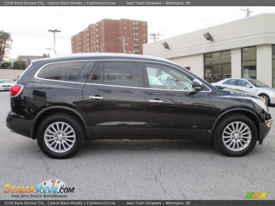 2008 Buick Enclave CXL Carbon Black Metallic / Cashmere/Cocoa Photo #7