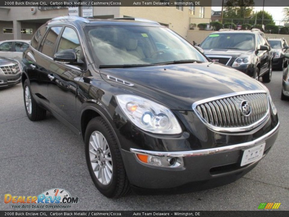 2008 Buick Enclave CXL Carbon Black Metallic / Cashmere/Cocoa Photo #8