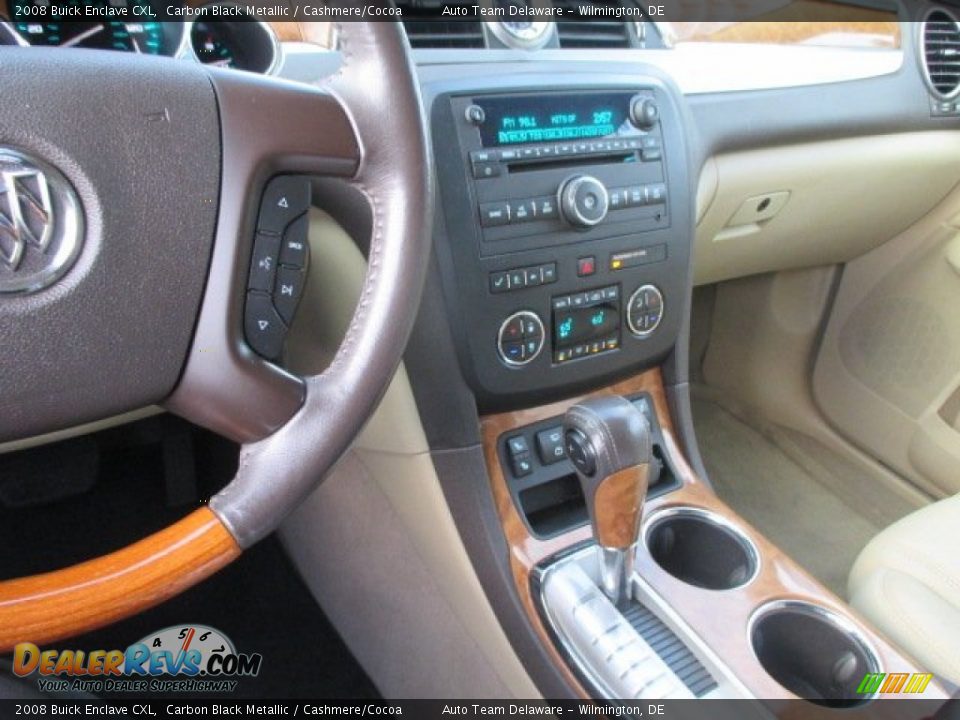 2008 Buick Enclave CXL Carbon Black Metallic / Cashmere/Cocoa Photo #14