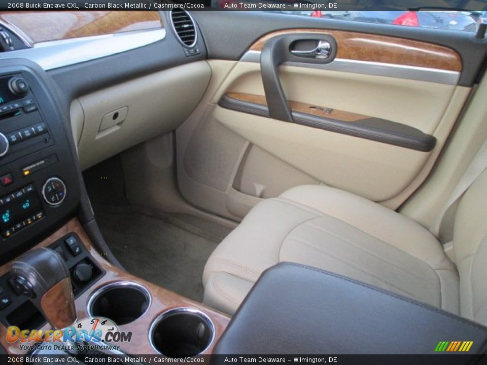 2008 Buick Enclave CXL Carbon Black Metallic / Cashmere/Cocoa Photo #15