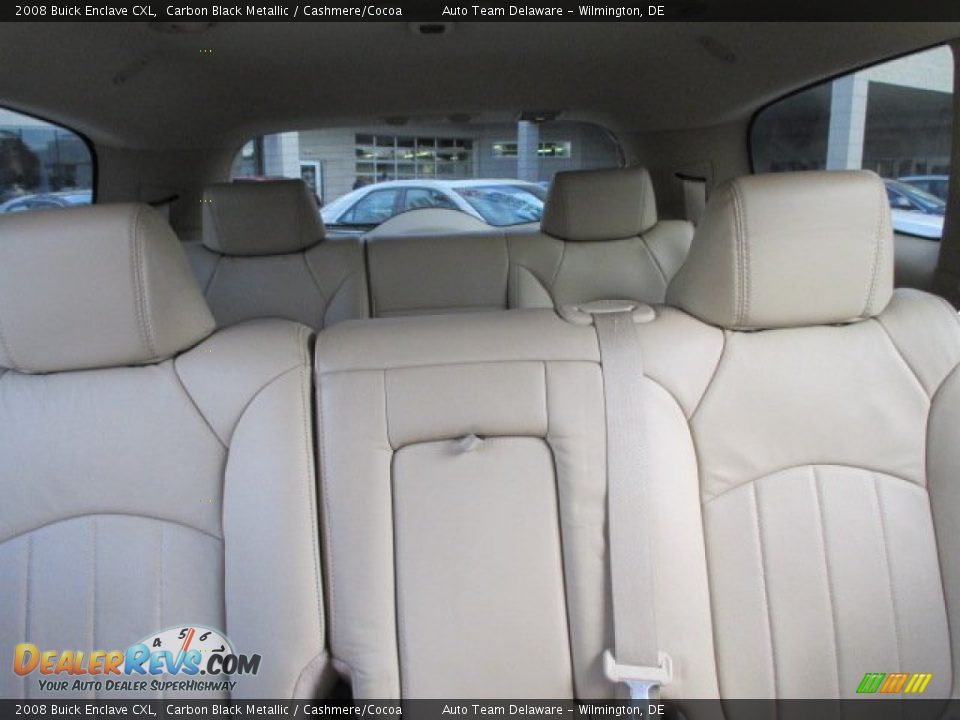2008 Buick Enclave CXL Carbon Black Metallic / Cashmere/Cocoa Photo #16