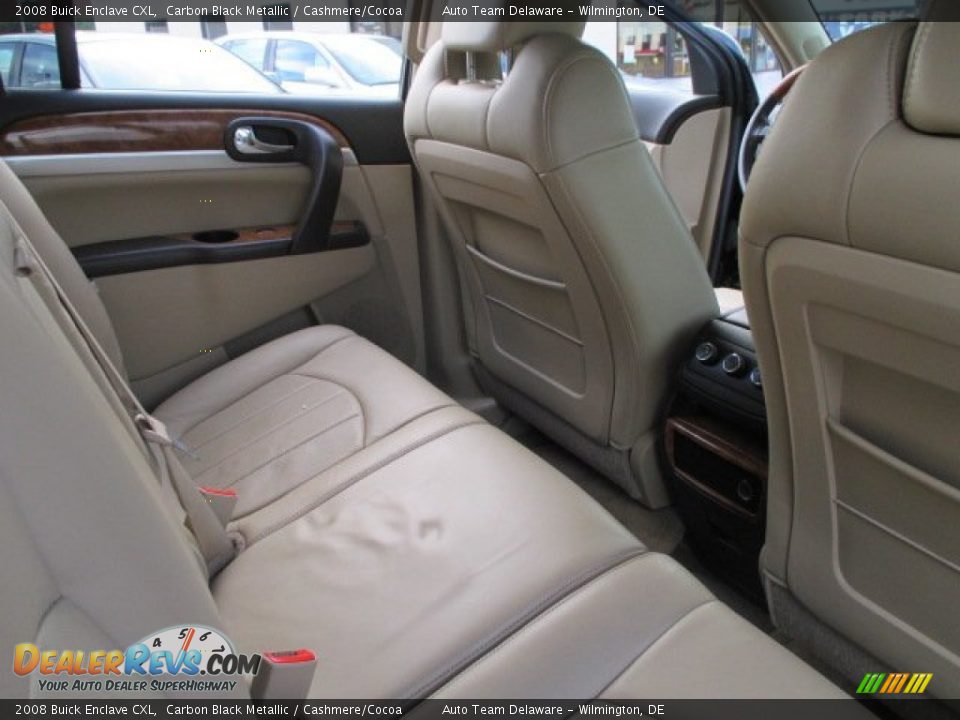 2008 Buick Enclave CXL Carbon Black Metallic / Cashmere/Cocoa Photo #17