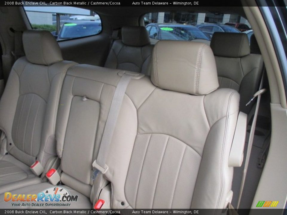 2008 Buick Enclave CXL Carbon Black Metallic / Cashmere/Cocoa Photo #18