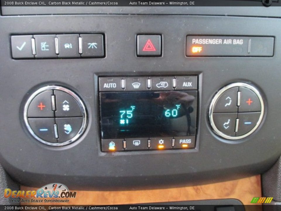 2008 Buick Enclave CXL Carbon Black Metallic / Cashmere/Cocoa Photo #32
