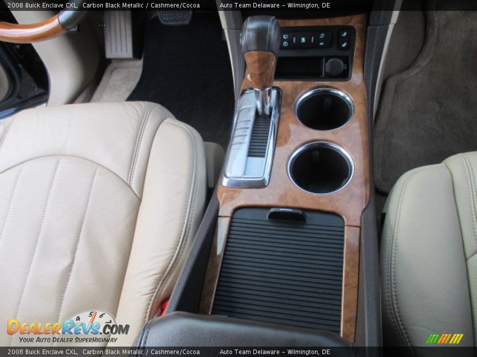 2008 Buick Enclave CXL Carbon Black Metallic / Cashmere/Cocoa Photo #33
