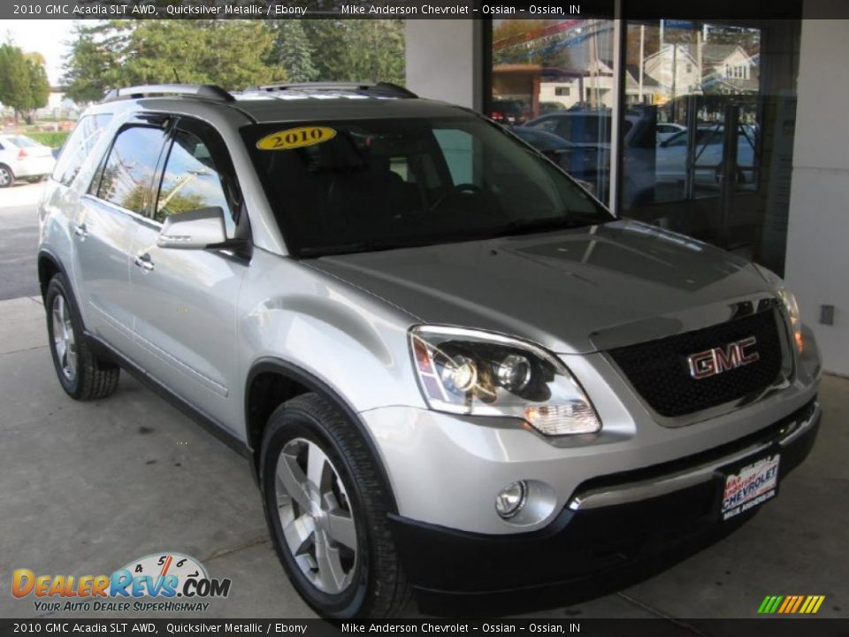 2010 GMC Acadia SLT AWD Quicksilver Metallic / Ebony Photo #1