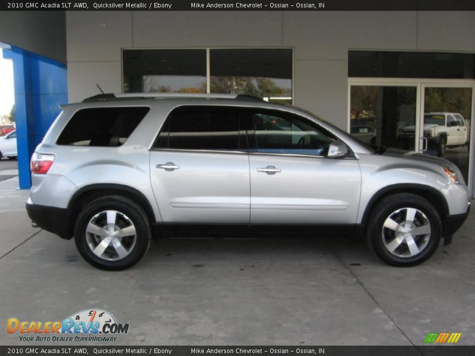 2010 GMC Acadia SLT AWD Quicksilver Metallic / Ebony Photo #2