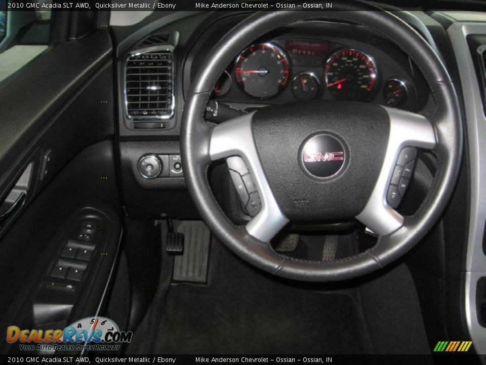 2010 GMC Acadia SLT AWD Quicksilver Metallic / Ebony Photo #4