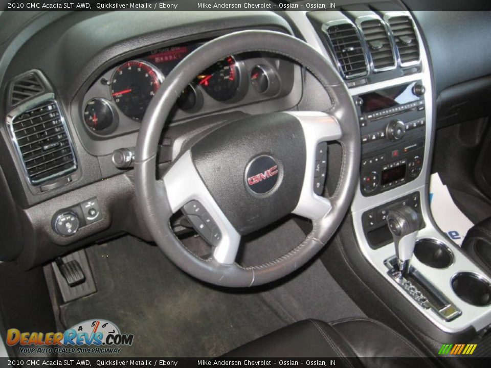 2010 GMC Acadia SLT AWD Quicksilver Metallic / Ebony Photo #6