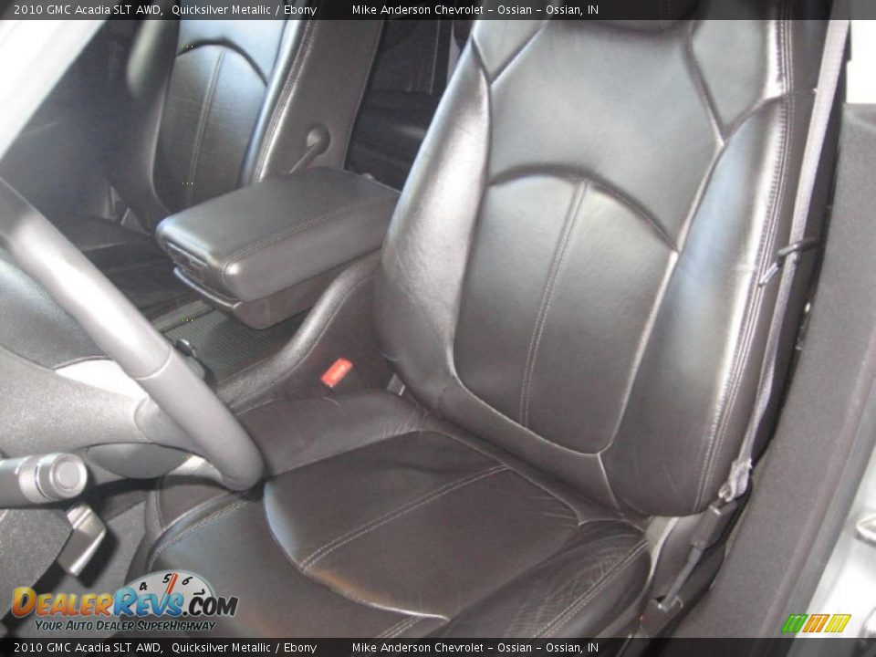 2010 GMC Acadia SLT AWD Quicksilver Metallic / Ebony Photo #7