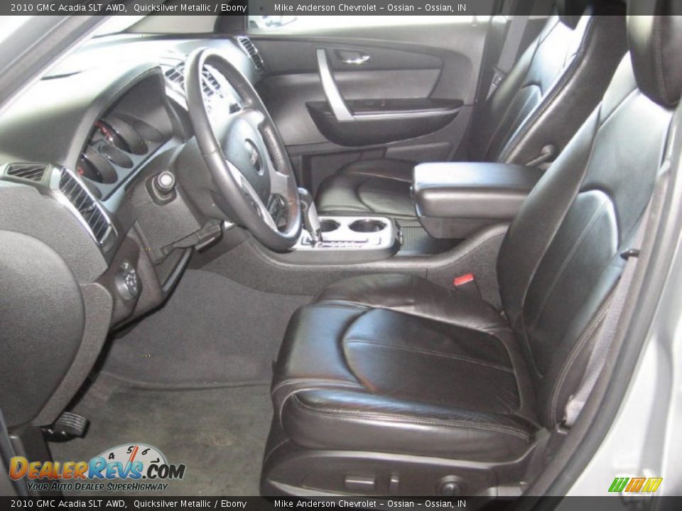 2010 GMC Acadia SLT AWD Quicksilver Metallic / Ebony Photo #8