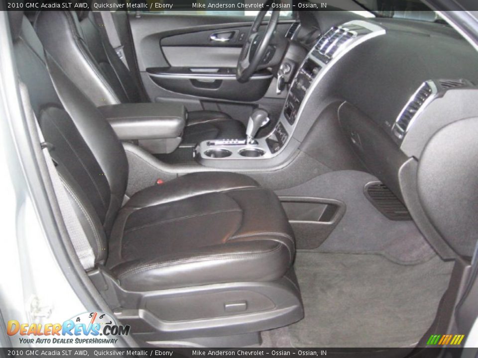 2010 GMC Acadia SLT AWD Quicksilver Metallic / Ebony Photo #9