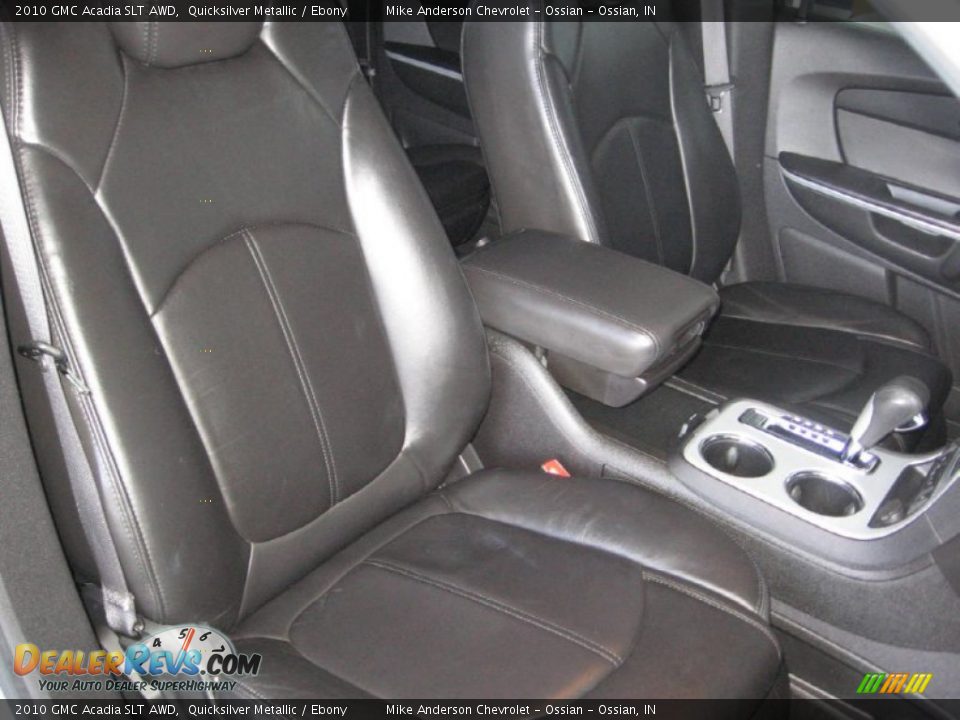 2010 GMC Acadia SLT AWD Quicksilver Metallic / Ebony Photo #10