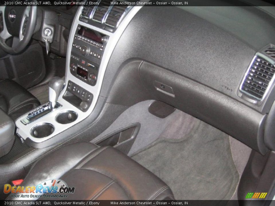 2010 GMC Acadia SLT AWD Quicksilver Metallic / Ebony Photo #11