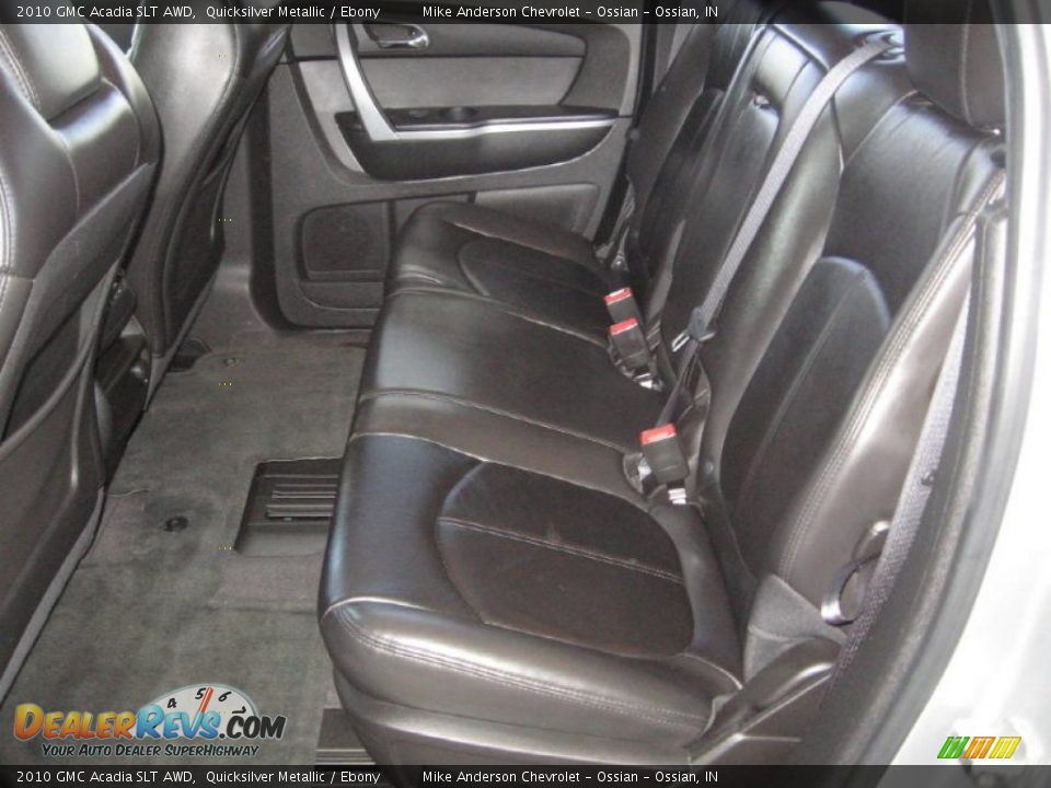 2010 GMC Acadia SLT AWD Quicksilver Metallic / Ebony Photo #14
