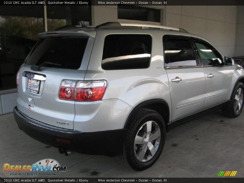 2010 GMC Acadia SLT AWD Quicksilver Metallic / Ebony Photo #21