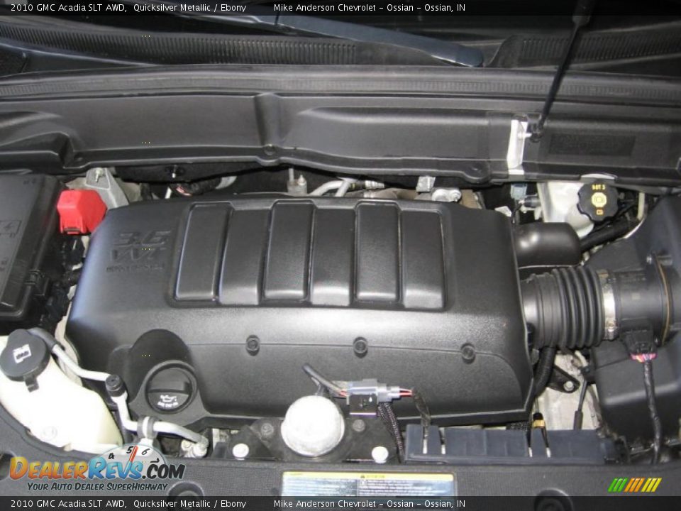 2010 GMC Acadia SLT AWD Quicksilver Metallic / Ebony Photo #24