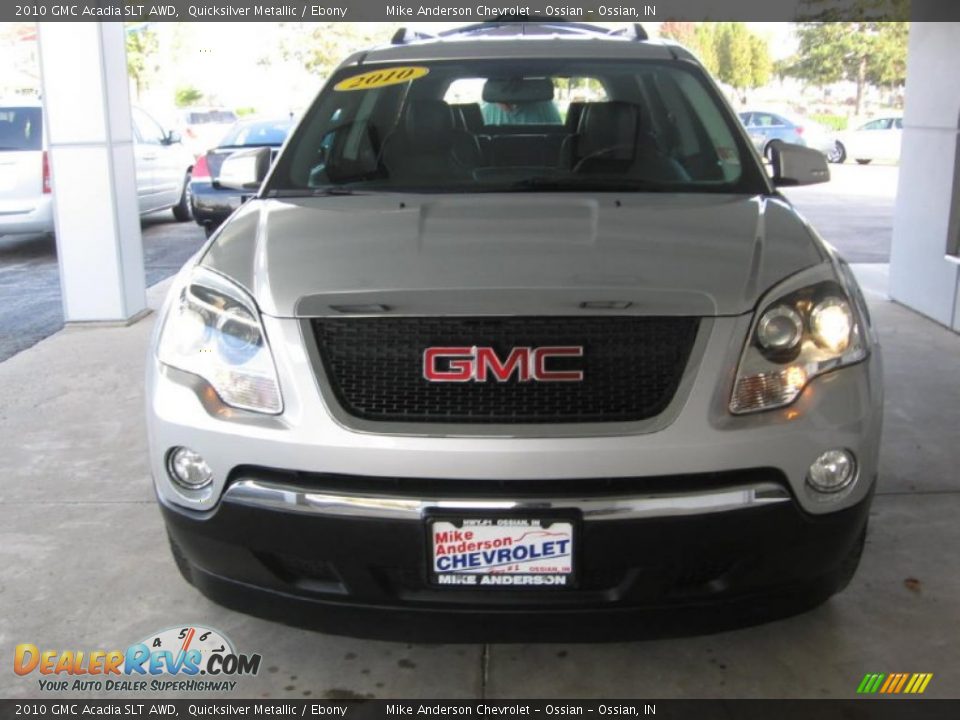 2010 GMC Acadia SLT AWD Quicksilver Metallic / Ebony Photo #25