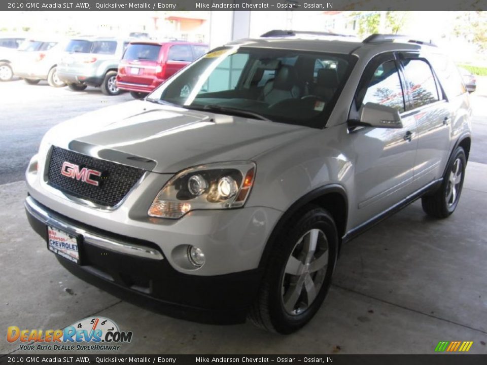 2010 GMC Acadia SLT AWD Quicksilver Metallic / Ebony Photo #26
