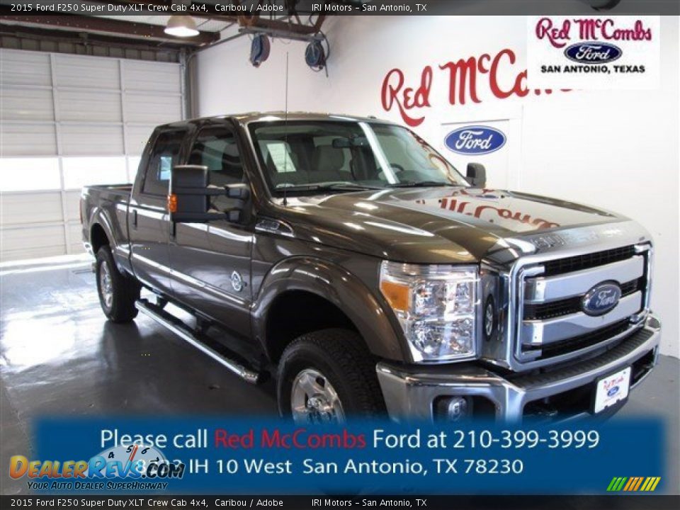 2015 Ford F250 Super Duty XLT Crew Cab 4x4 Caribou / Adobe Photo #1
