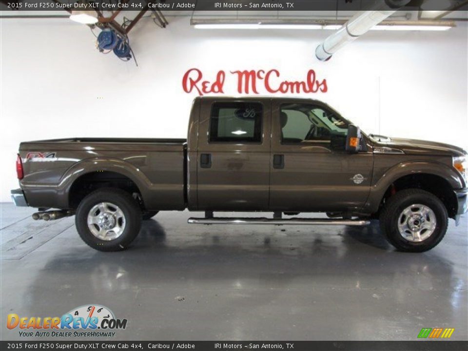 2015 Ford F250 Super Duty XLT Crew Cab 4x4 Caribou / Adobe Photo #9