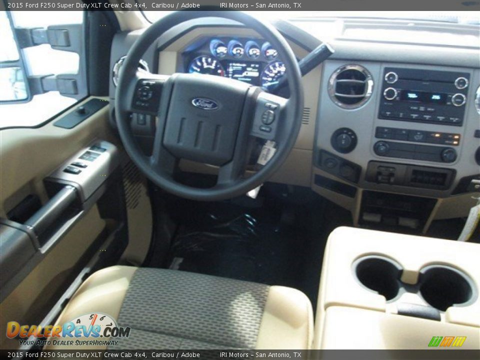 2015 Ford F250 Super Duty XLT Crew Cab 4x4 Caribou / Adobe Photo #13