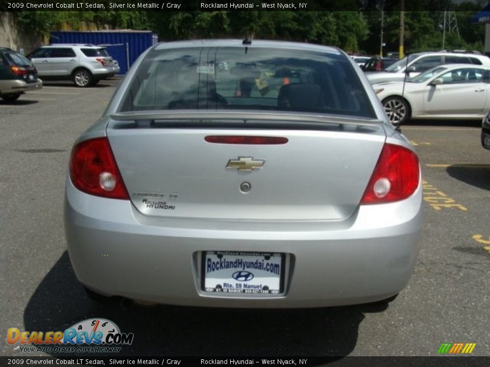 2009 Chevrolet Cobalt LT Sedan Silver Ice Metallic / Gray Photo #5