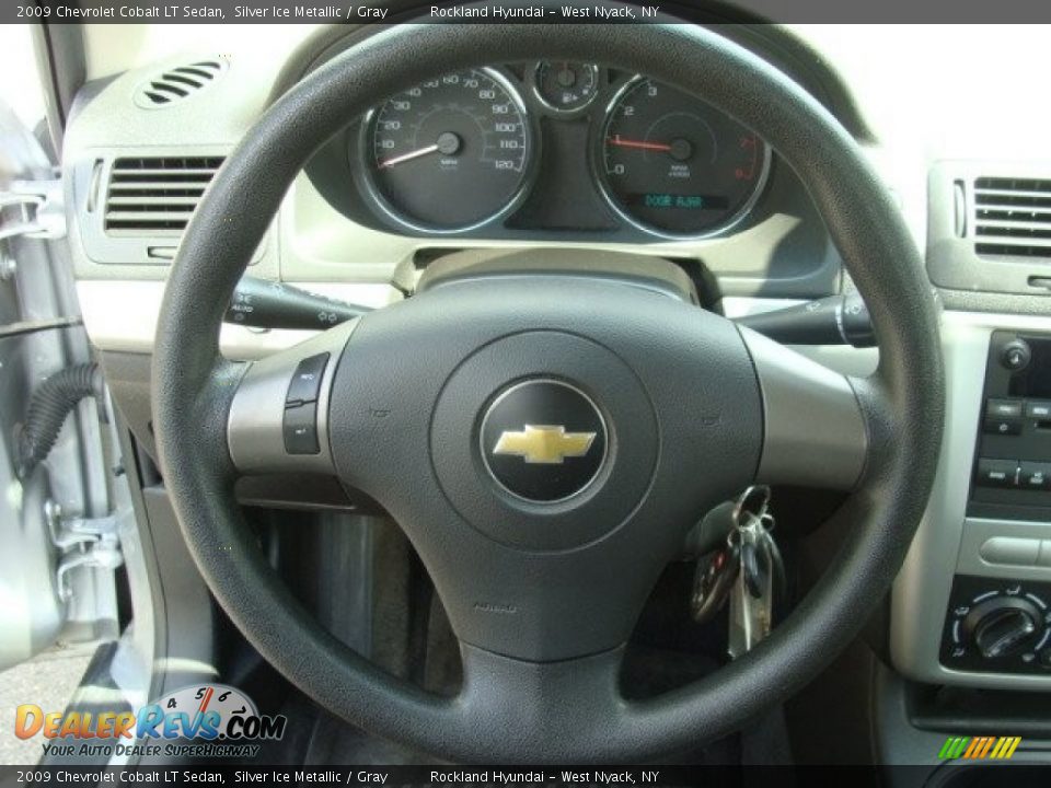 2009 Chevrolet Cobalt LT Sedan Silver Ice Metallic / Gray Photo #13