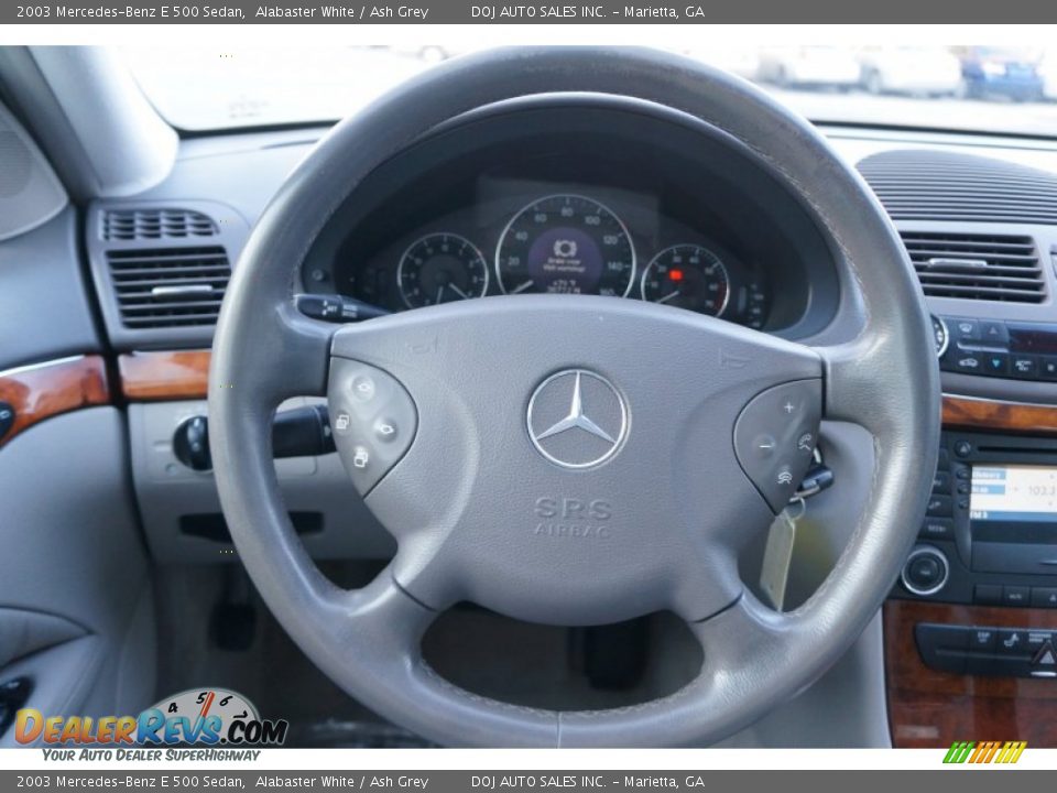 2003 Mercedes-Benz E 500 Sedan Steering Wheel Photo #10