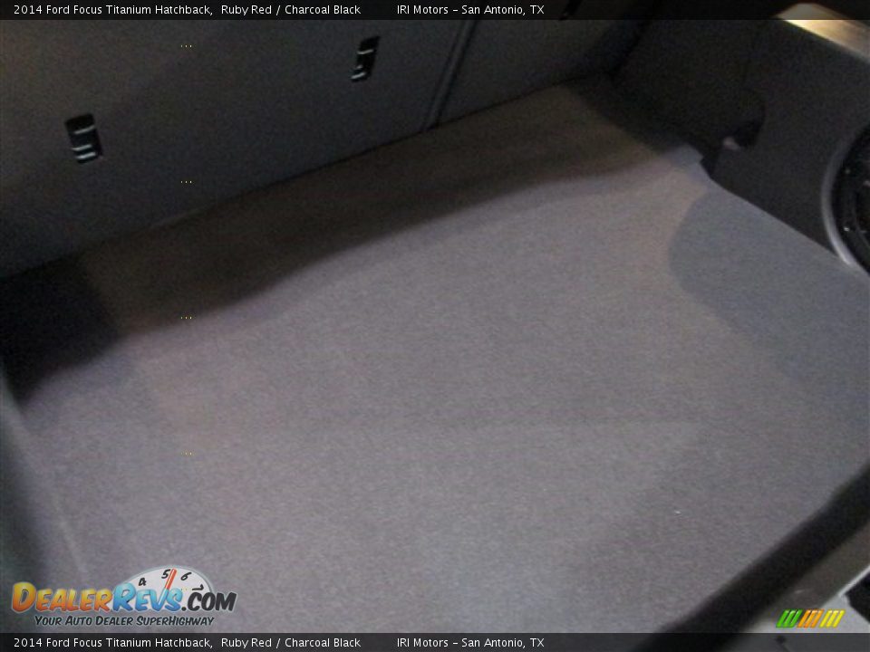 2014 Ford Focus Titanium Hatchback Ruby Red / Charcoal Black Photo #13