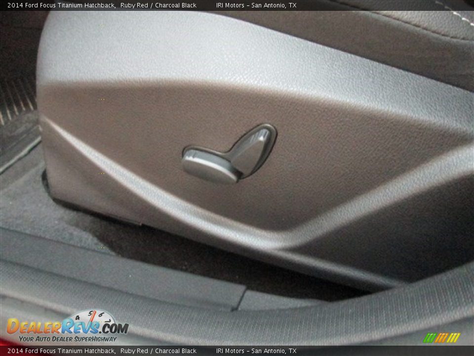 2014 Ford Focus Titanium Hatchback Ruby Red / Charcoal Black Photo #16