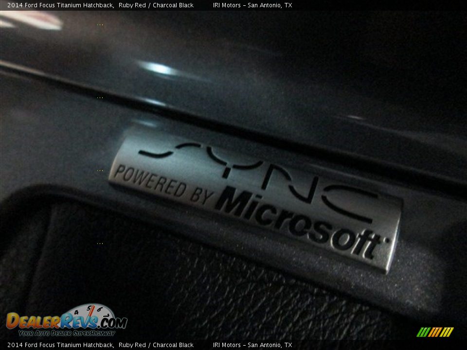 2014 Ford Focus Titanium Hatchback Ruby Red / Charcoal Black Photo #17