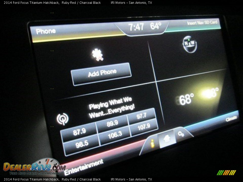 2014 Ford Focus Titanium Hatchback Ruby Red / Charcoal Black Photo #18