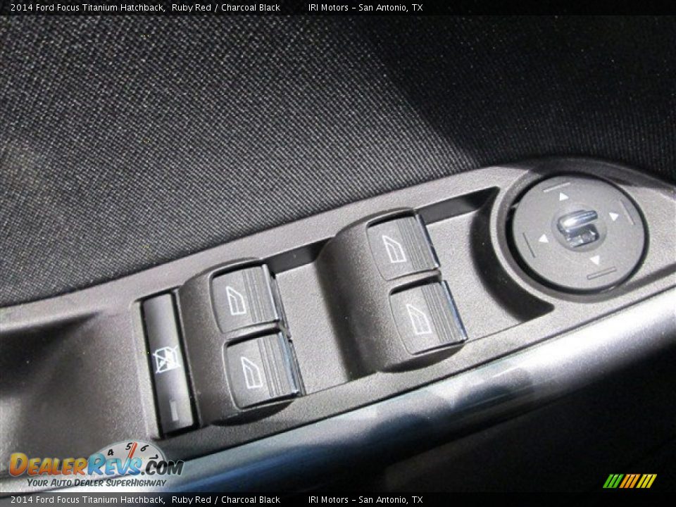 2014 Ford Focus Titanium Hatchback Ruby Red / Charcoal Black Photo #23