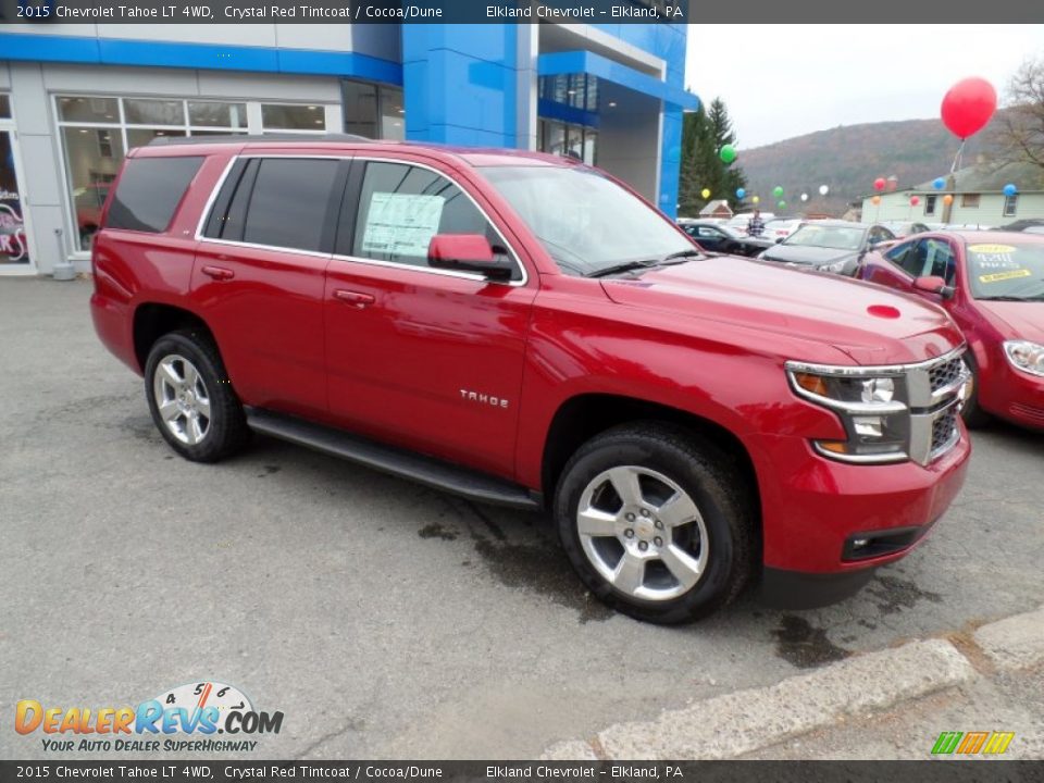 2015 Chevrolet Tahoe LT 4WD Crystal Red Tintcoat / Cocoa/Dune Photo #1